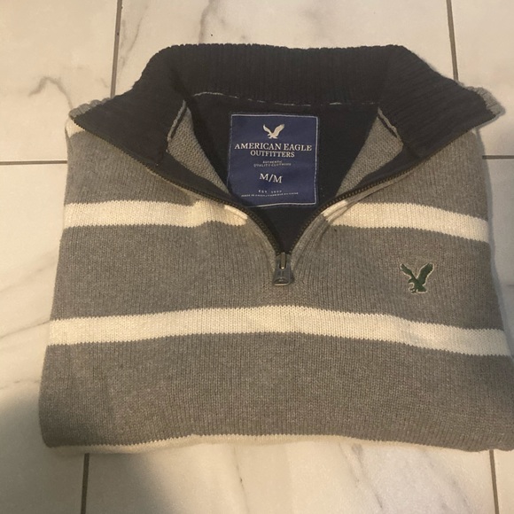 American Eagle Men’s Medium Quarter Zip Sweater. - Picture 1 of 3